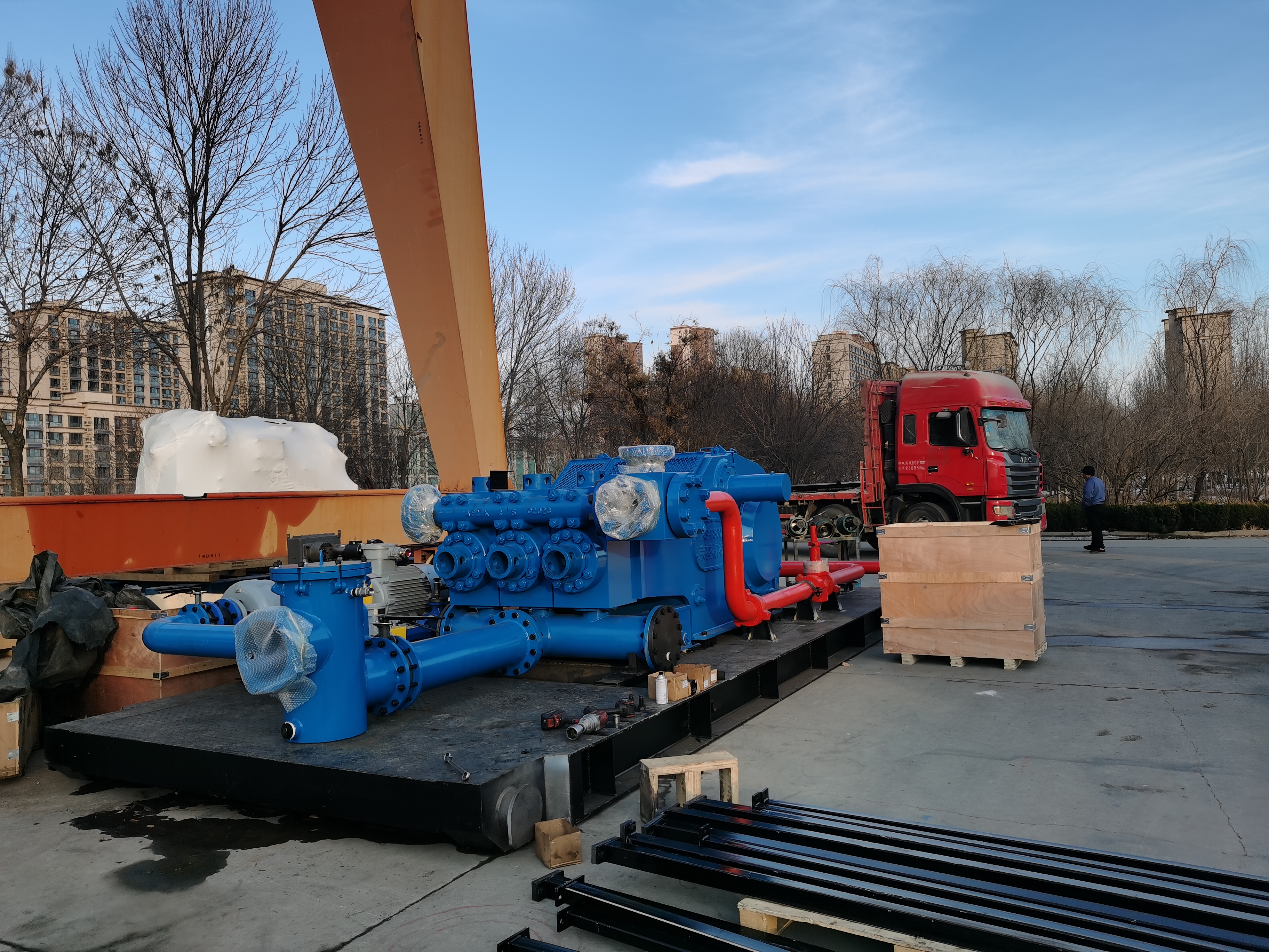 RONGSHENG RS F-1300 1300HP Буровой грязевой насос API 7K Рабочее давление 5000psi