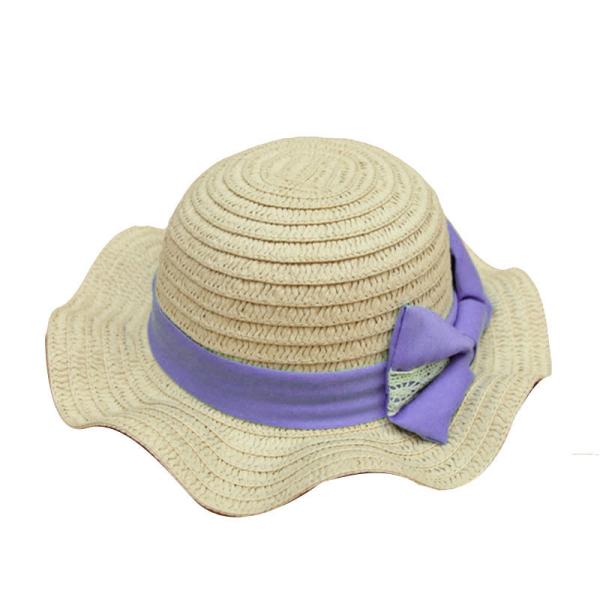 Pantone Color Wide Brim Straw Hat Womens Beach Hats custom logo