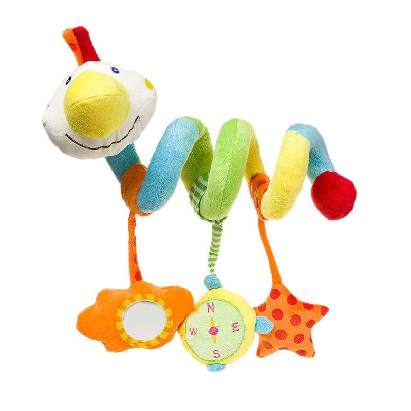 игрушка Pram 35x18cm автокресло спиральные, куколка CE и прогулочная коляска