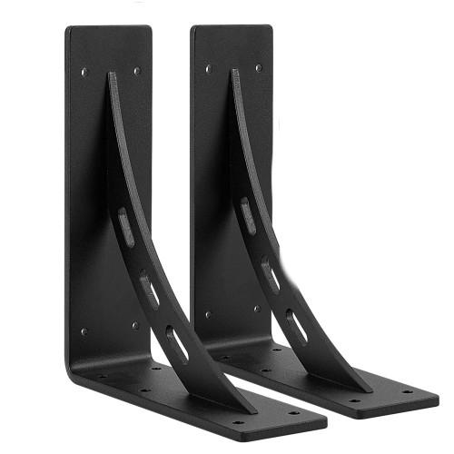 Wall Mount Fireplace Mantel Brackets Heavy Duty Steel Shelf Brackets for DIY Projects