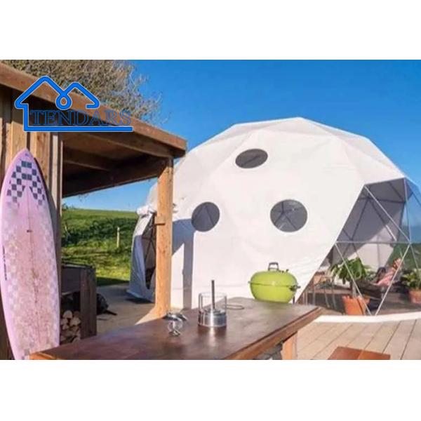8m Diameter Igloo Geodesic Dome Steel Structure Camping Tent Round Dome Glamping Tent For Trade Show