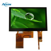 4.3 Inch 480x272 TFT Capacitive Touch Display 40 Pin TFT Touch Display 400 Cd/M2