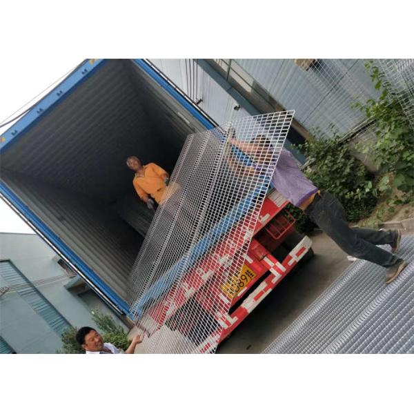 Galvanized Powder Coated Wire Mesh Fencing 25X75mm Steel Mesh Fence Panels