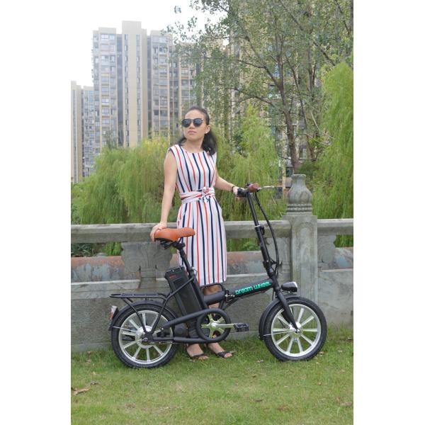 EN15194 Smart Electric Folding Bike 16 Inch With 36V 250W Motor