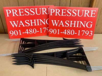 Reusable Corrugated Plastic Sign Boards With Stakes