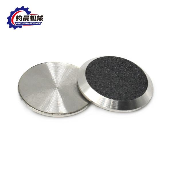 Pistes tactiles en acier inoxydable pour pavés