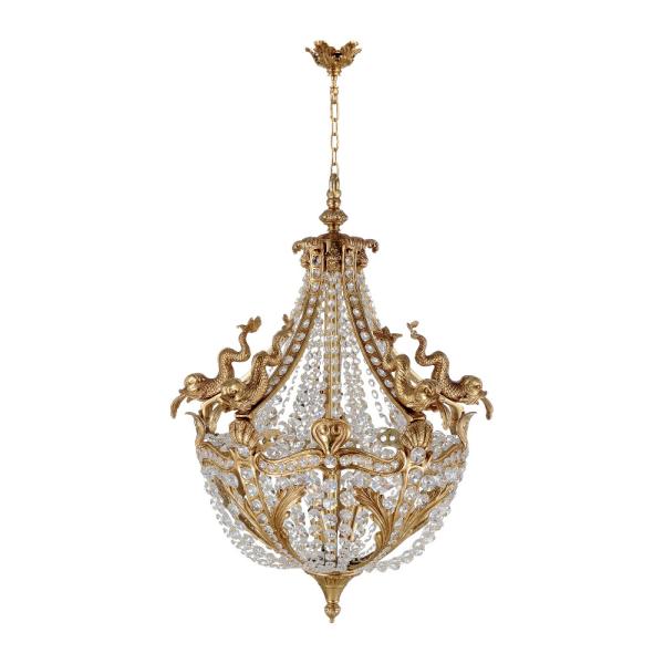 Brass industrial chandelier Lighting Fixtures For Indoor home Lighting (WH-PC-34)