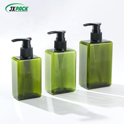 Empty Cosmetics Container 280ml Shampoo PET Bottles For Shower Gel Press Lotion