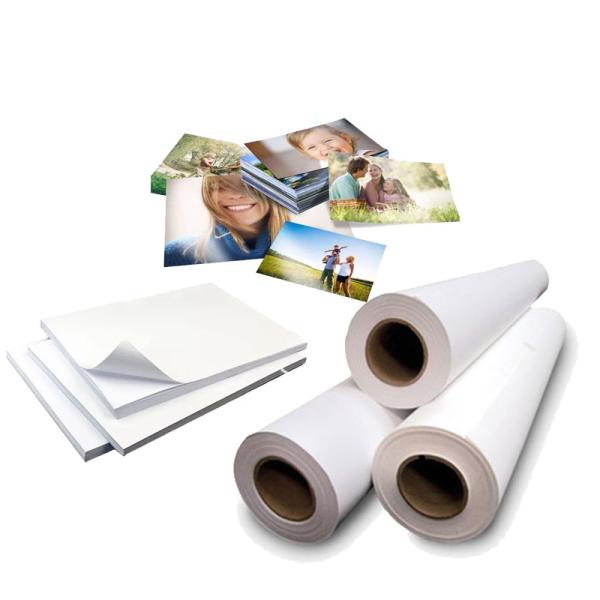 Premium Waterproof CC 135gsm Glossy Self Adhesive Label Sticker Photo Paper
