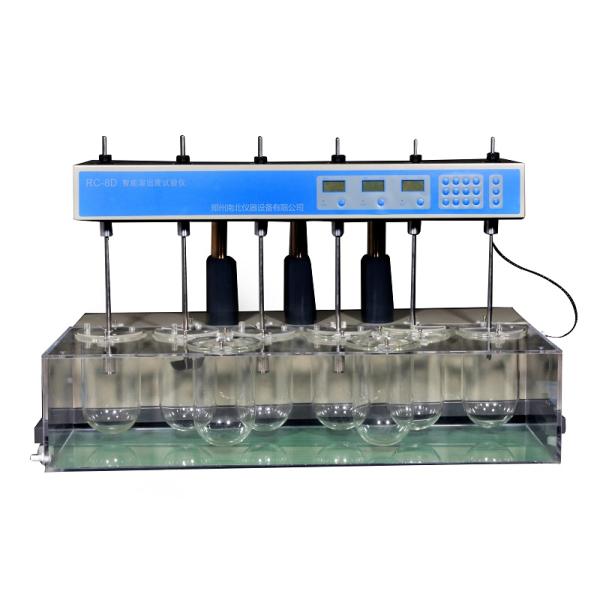 RC-8D Tablet Test Machine 8 Vessels Dissolution Tester Temperature Range Ambient