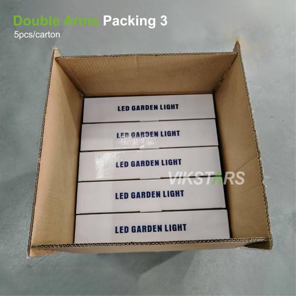 100W LED Garden Street Lights With Double Single Arms For Villas Park Garden Landscape