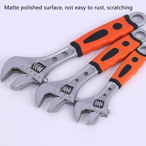 Acier à haute teneur en carbone 10 pouces clé à double usage outils matériels haute dureté