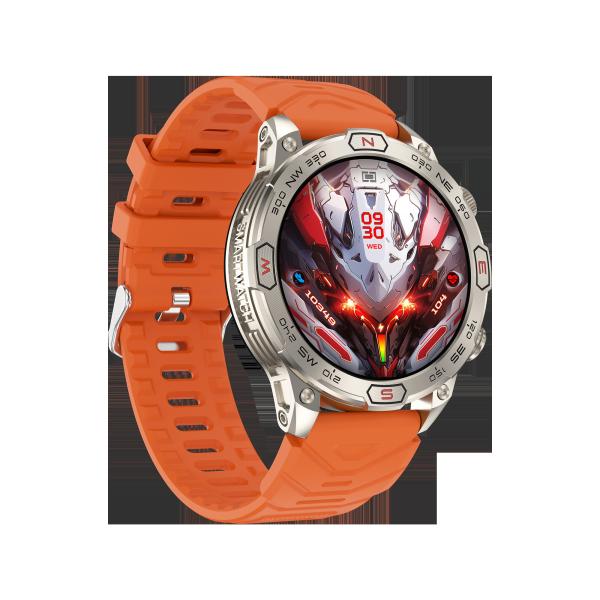 1.43“Amoled Large Screen BT Call Flashlight Compass 450mAh Outdoor Sport Fitness Tracker Smartwacth