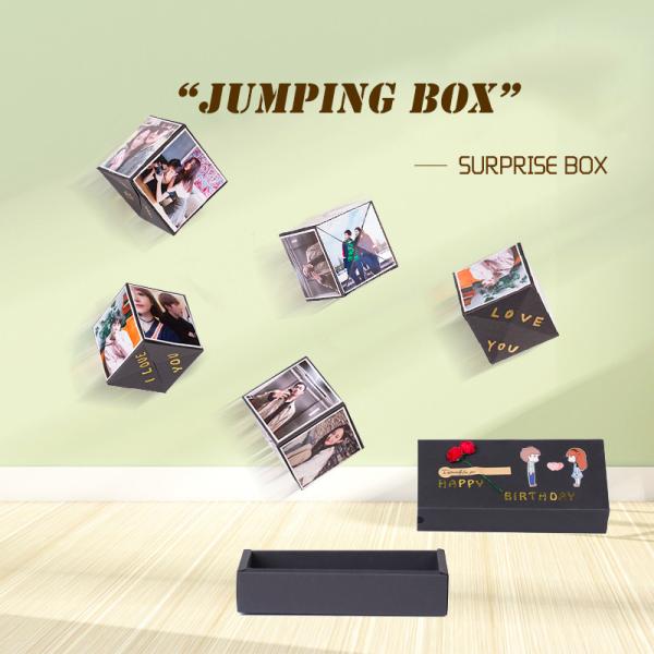 Impressão retangular de empacotamento reciclada mágica do quadrado CMYK da caixa de papel do chocolate do cartão