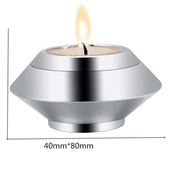OEM/ODM 316L Stainless Steel Candlestick Urn For Human/Pet Ashes Cremation Urn Jewelry Keepsake Candle Holder Ashes Locket Free Engrave