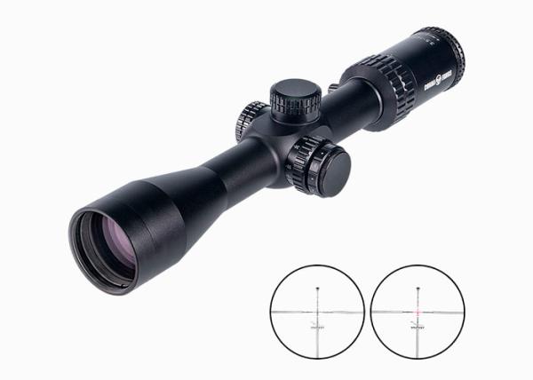 Black Matte First Plane Reticle Scopes , Long Range Hunting Scopes 730g Light Weight