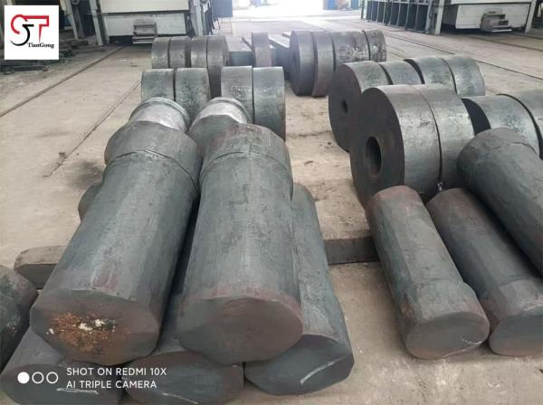 Large Diameter Heavy Steel Forgings Rough Machined Die Forging Rolling Mill Components