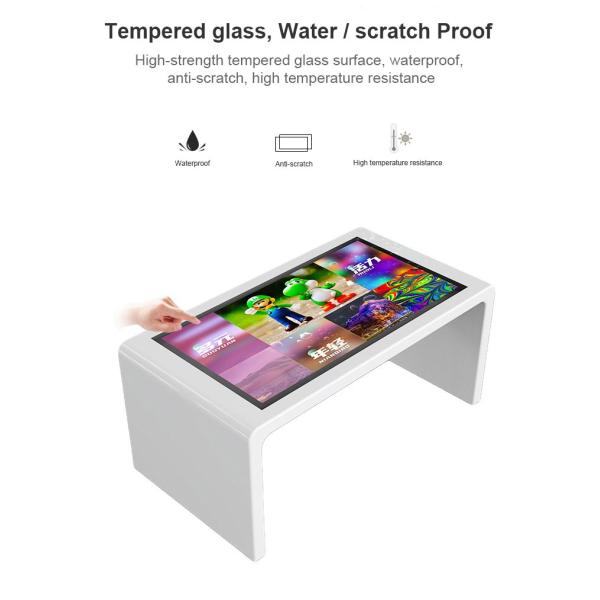 10 Points Smart LCD Interactive Touch Screen Table 65inch