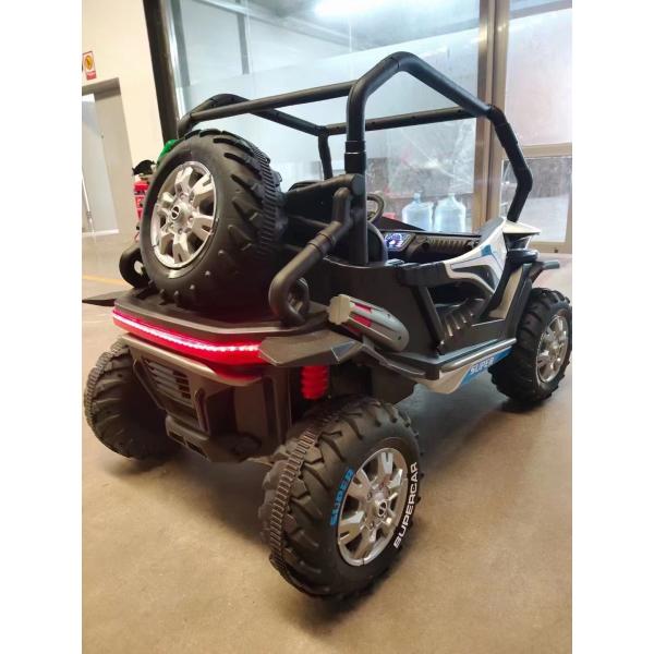 Популярный 12В UTV езда на машине для детей пульт дистанционного управления светодиодный свет Два места Красный Синий Белый