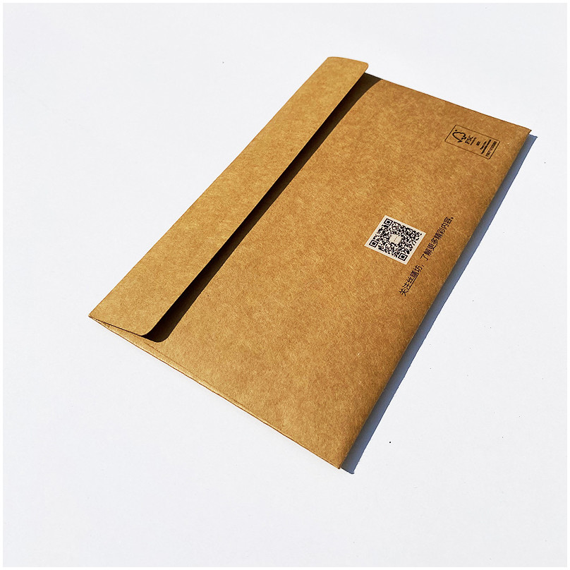 Kraft Paper Pouch Kraft Paper Pouch with Adhesive Seal Strip and Custom Logo Printing for Sustainable Shipping Packaging