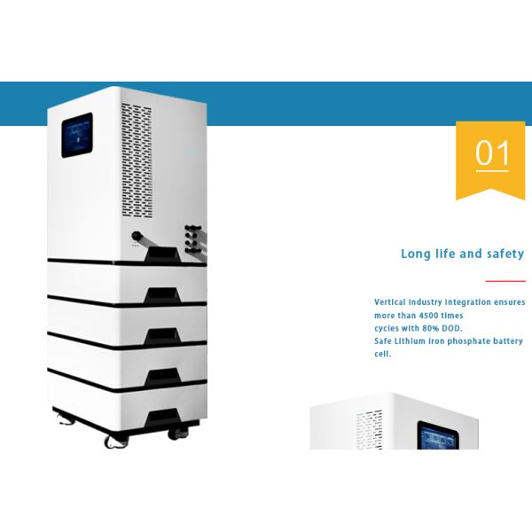 Pinsheng All in One Stacked Modules 51.2V LiFePO4 Lithium Battery 10Kwh 20Kwh Energy Storage Battery and 10Kw Hybrid Inverter