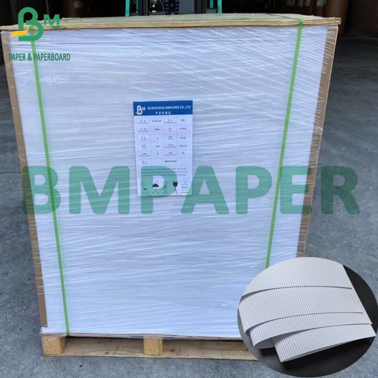1.5mm F Flute White Recycled Corrugated Board Sheets For Folding Boxes 1.5 мм F Флейта белые переработанные гофрированные листы для складывающих коробок