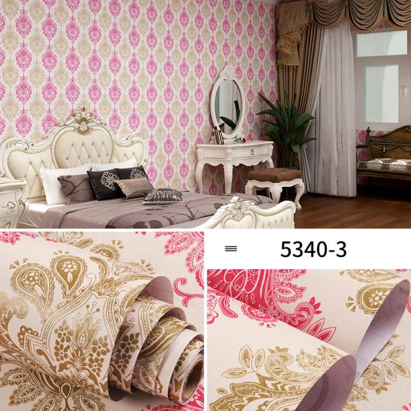 European Style 3D Design Home Wallpaper for Indoor Decor Wall Stickers Paper