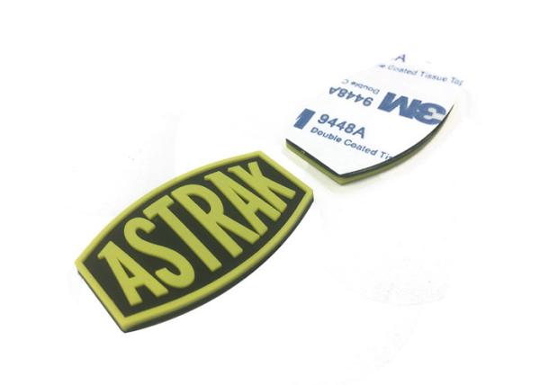 Brand Badges Soft PVC Patches Customized Shape For Clothing Hat Backpack