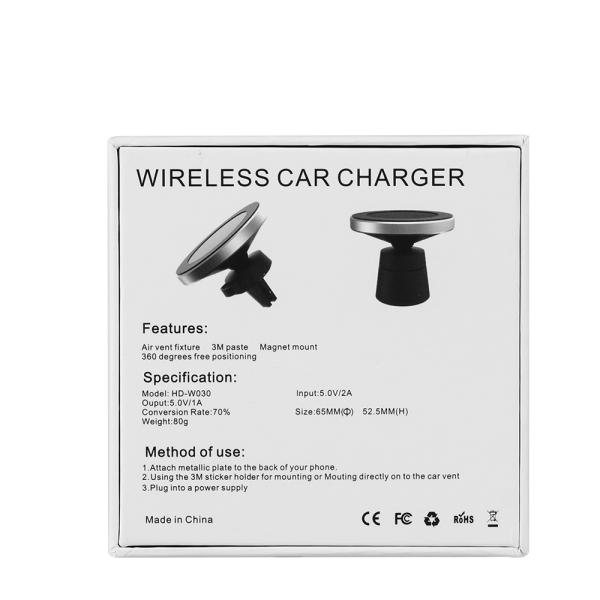 Baseus Qi Wireless Car Charger Magnetic Mount For Iphone Samsung Mobiles Phones