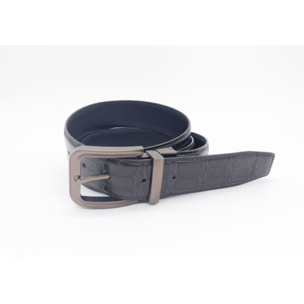 Пояс пряжки зерна крокодила реверзибельный, пояс 213g людей реверзибельный кожан