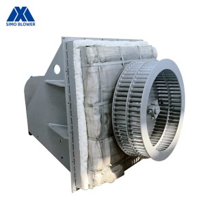 Circulating fans for furnaces in the metallurgical industry