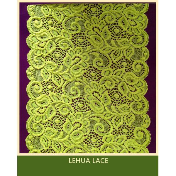 Hot Selling and nice quality Nylon Spandex Stretchy Brazil Lace from China