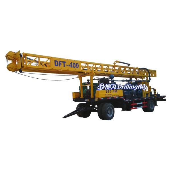 400m DFT-400 Rotary Borehole Drilling Rig with Tricone Bit DTH Bit, Water Well