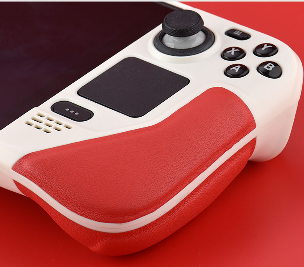 Laudtec All-Inclusive 360 Degree Skin-Friendly Cowhide Handle Protective Case for Steam Deck Yxj01 Machine Palm Game Accessories