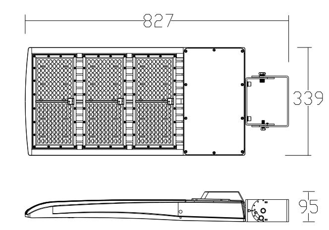 140LM/W свет поляка 4000K коробки ботинка СИД Trunnion 480V 450W
