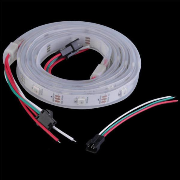 Waterproof 12V ws2812 ws2811 Led Strip 60leds for Magic Color RGB Decoration CRI Ra 80
