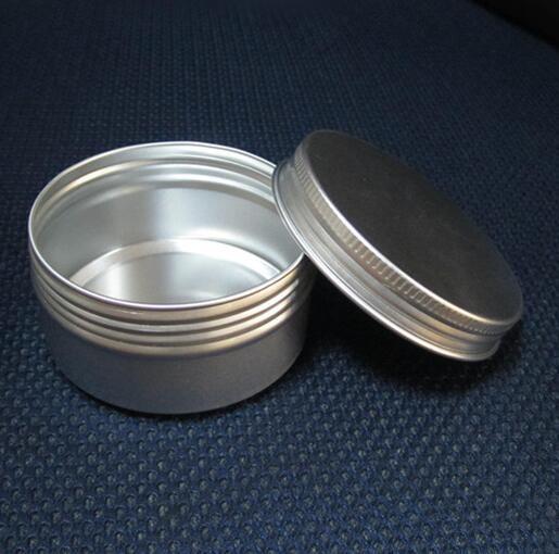 Aluminum Round Cosmetic Packaging/Cream Jar /Aluminum Jars With Screw Cap-80G & 80ML 