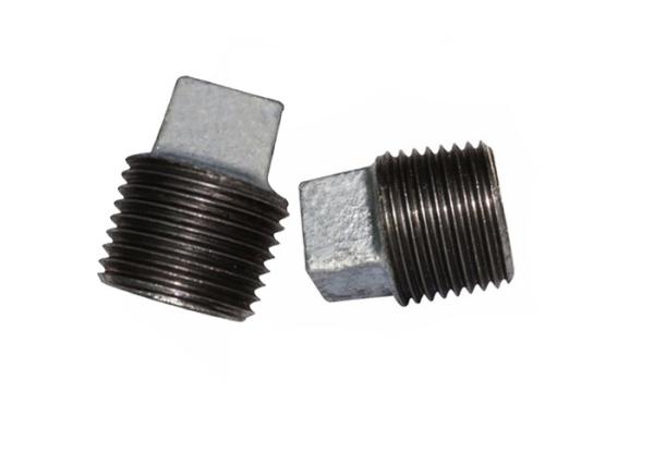Hot Dipped Electric Galvanized Pipe Plug , Plumbing Pipe Plugs Casting Technics