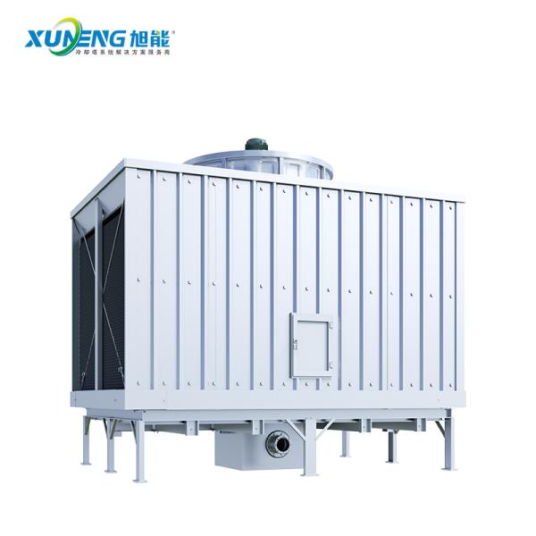 250000 KG Weight Open Square Cross-flow Cooling Tower with FRP Spray Propulsion in Lightweight Design