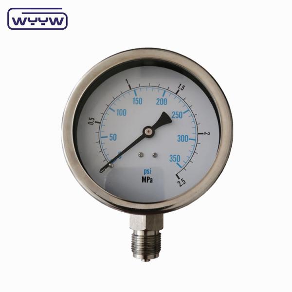 液体詰め 1/2'PT/NPT/G/M スレッド 黒い塗装 アルミポインタのプロ圧力測定ツール
