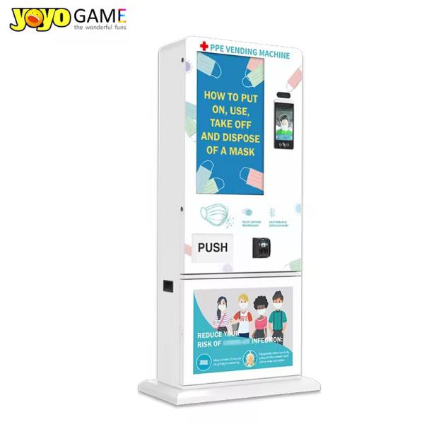 Coin Token Dispenser Vending Machine Cashless PPE Products Vending Machine For Shopping Mall