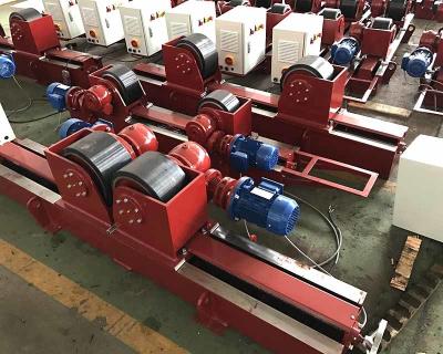 os rolos convencionais da soldadura 22000lbs, rotador da soldadura da tubulação do parafuso 10T movimentador estão