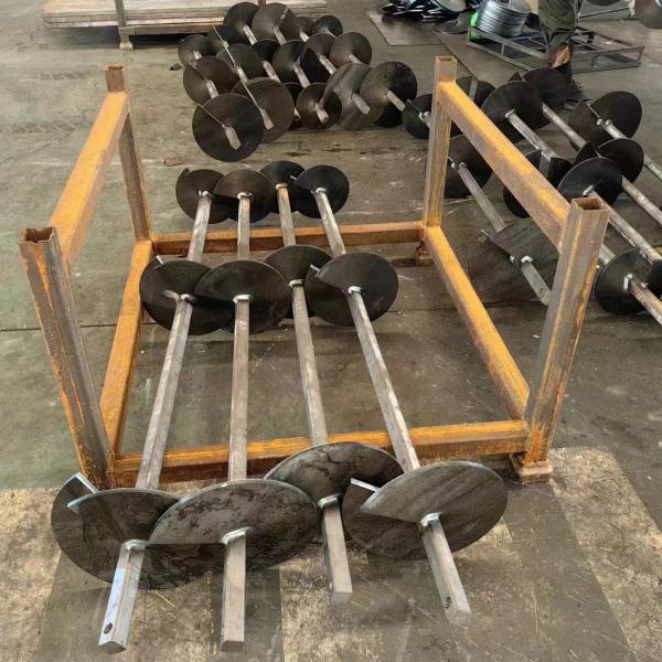 Foundation Helical Piles Solar Panel Ground Screw Deck Helical Anchor Fence Screw Pile