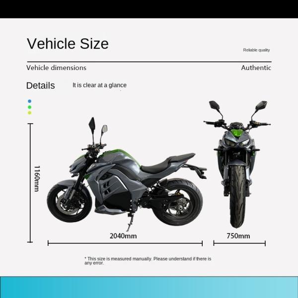 48V Off-Road Motorcycles Motorcycle Model with Exceptional Durability 2040*750*1160mm