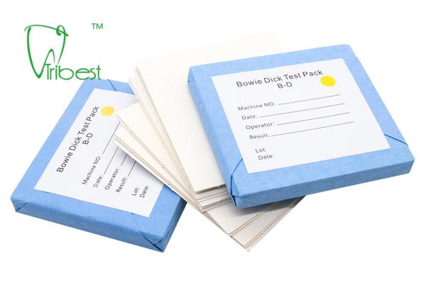 Blue Dental Sterilization Products , Dental Bowie Dick Test Pack