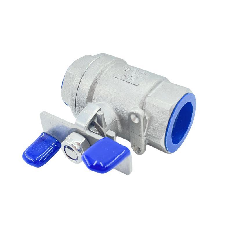 Поддержка на заказ Oed SS304/316/Wcb точное литье 2PC Butterfly Handle Ball Valve