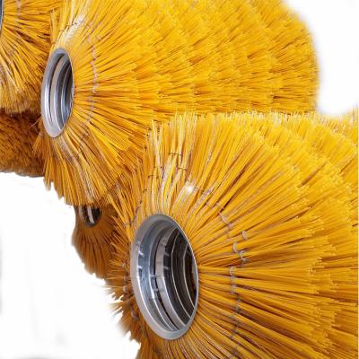 PP Bristle Industrial Round Road Sweeper Brush Eco Friendly