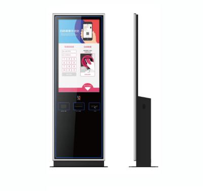 LCD interno todo em um quiosque de informação da tela de toque para o hotel, bancos, metro, aeroporto
