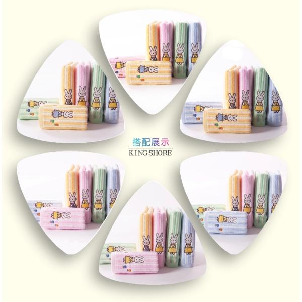 50*25cm 100% cotton embroidered cartoon rabbit kids children face towel