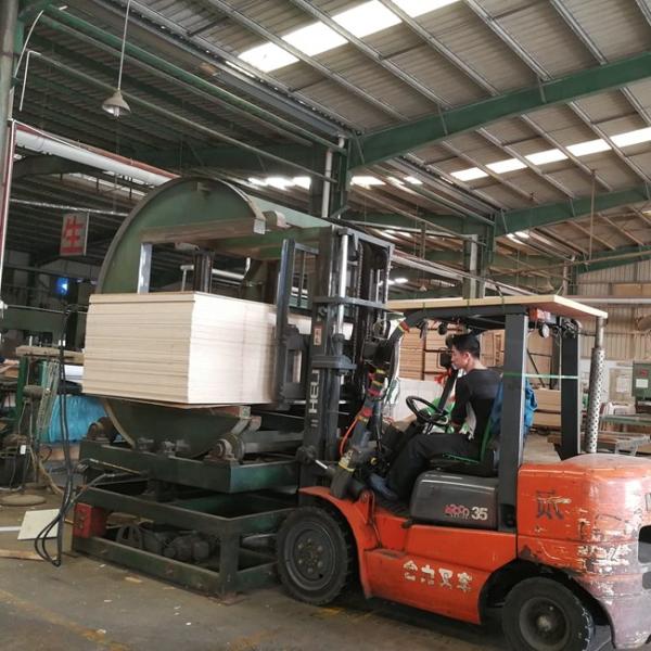 Faced Natural Ash Crown Wood Veneer E0/E1 Fancy Plywood / Mdf / Chipboard